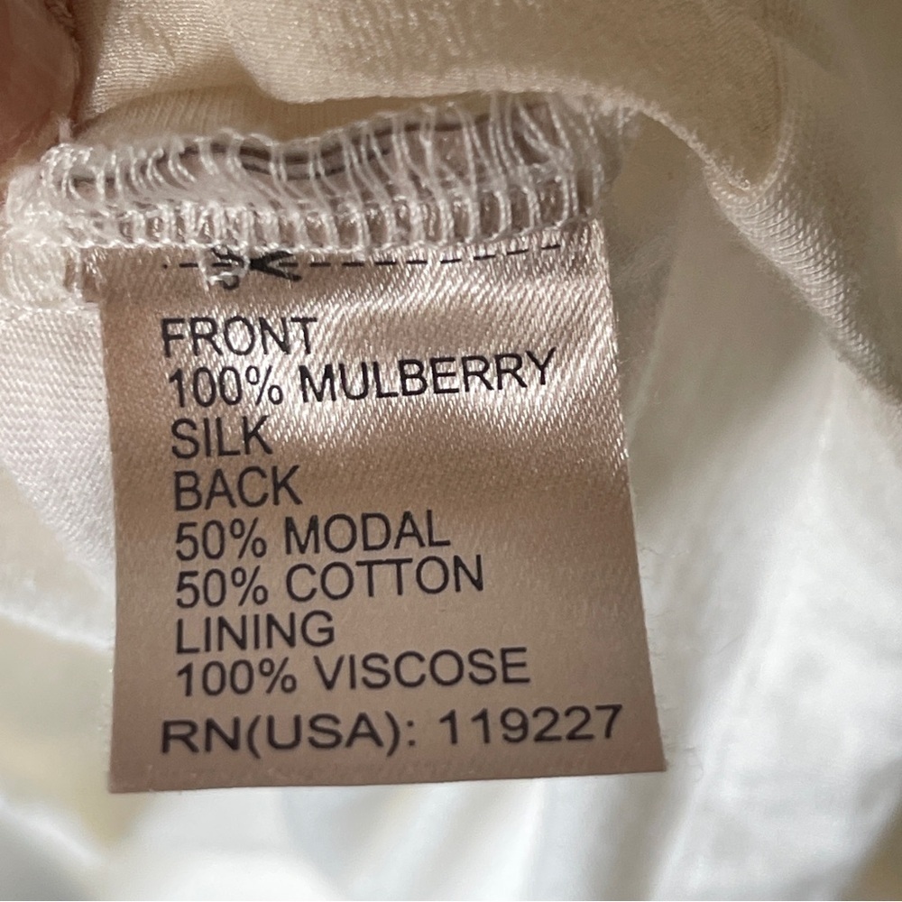 Massimo Dutti Silk Sleeveless Dress with Tie Detail in Neutral Cream - Size M - Picture 4 of 5